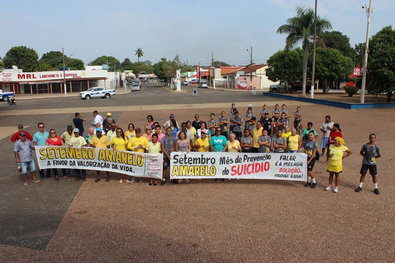 Pedalada pela Prevenção do Suicídio é realizada em Barra do Bugres